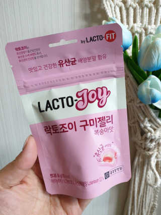락토조이 구미젤리 복숭아맛 — 4.5점을 준 리뷰어가 2019년 6월 올린 사용 사진
