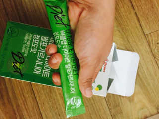 비타민하우스 버블팝 다이어트 발포가르시니아 청포도/복숭아 — 3.83점을 준 리뷰어가 2017년 5월 올린 사용 사진