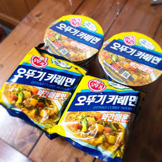 오뚜기카레면 2차 모집 — 4점을 준 리뷰어가 2019년 2월 올린 사용 사진
