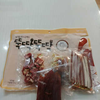 [펫토리아] 뚝딱뚝딱 400g 강아지 간식 베스트5종 — 5점을 준 리뷰어가 2019년 1월 올린 사용 사진