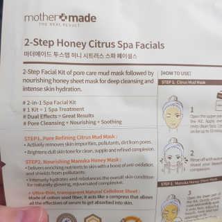 마더메이드 어머니 2 단계 헤니 CITRUS 스파 FACIALS 5PC — 5점을 준 리뷰어가 2019년 5월 올린 사용 사진