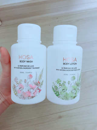HOSA BODY WASH+BODY LOTION — 5점을 준 리뷰어가 2018년 4월 올린 사용 사진