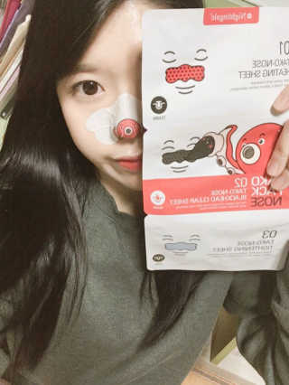 나이팅게일 TAKO PACK NOSE [문어코팩] — 4.5점을 준 리뷰어가 2017년 1월 올린 사용 사진