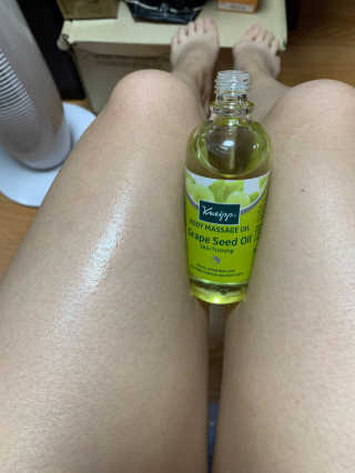 [크나이프] 그레이프씨드 슬리밍 마사지오일 100ml — 5점을 준 리뷰어가 2019년 9월 올린 사용 사진