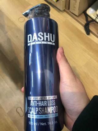 다슈코리아 다슈 데일리 한방 두피 골드 샴푸 500ml — 5점을 준 리뷰어가 2019년 2월 올린 사용 사진