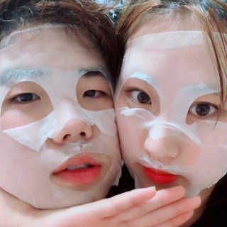 블루마인드 [톤] 비타민씨 피부 잠금 마스크 10매 — 5점을 준 리뷰어가 2018년 7월 올린 사용 사진