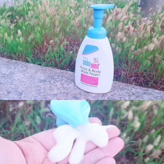 세바메드 베이비 페이스 앤 바디워시 폼 [올인원] — 3.5점을 준 리뷰어가 2019년 8월 올린 사용 사진