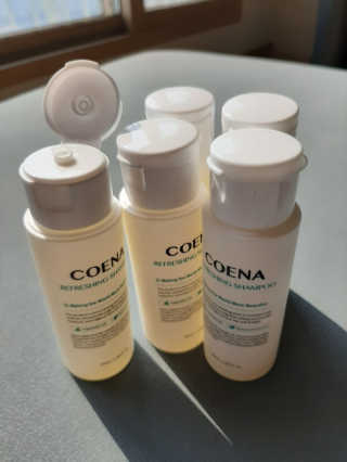 코에나샴푸 자연유래 식물성 코에나 샴푸 50ml — 5점을 준 리뷰어가 2020년 4월 올린 사용 사진