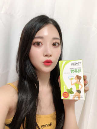 티젠 레몬밤 + 마이보틀 — 4.5점을 준 리뷰어가 2018년 7월 올린 사용 사진