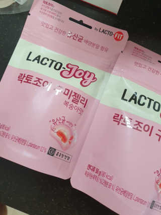 락토조이 구미젤리 복숭아맛 — 5점을 준 리뷰어가 2019년 8월 올린 사용 사진