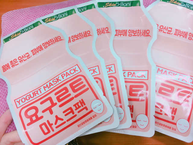 스킨스보니 요거트 마스크팩 리뷰 사진