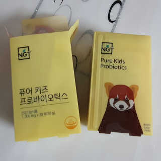 네츄럴굿띵스 퓨어 키즈 프로바이오틱스 60포 — 5점을 준 리뷰어가 2019년 5월 올린 사용 사진