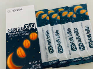 지지랩 [호박즙] 아침이 달라지지 15g x 5포 — 3점을 준 리뷰어가 2019년 11월 올린 사용 사진