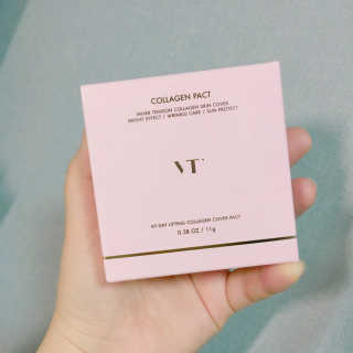 브이티 코스메틱 VT 리얼 콜라겐 팩트 — 2.83점을 준 리뷰어가 2017년 4월 올린 사용 사진