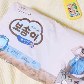 보솜이 액션핏 팬티형 — 5점을 준 리뷰어가 2019년 4월 올린 사용 사진