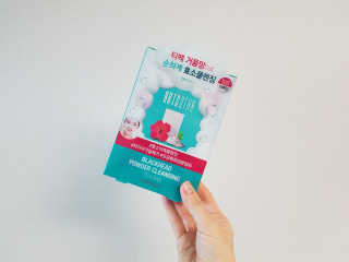비알티씨 V10 파우더 클렌징 티백 2종 — 5점을 준 리뷰어가 2019년 2월 올린 사용 사진