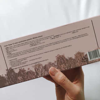 컬러딥 12색 글램샤인 아이섀도우 팔레트 — 3점을 준 리뷰어가 2020년 2월 올린 사용 사진