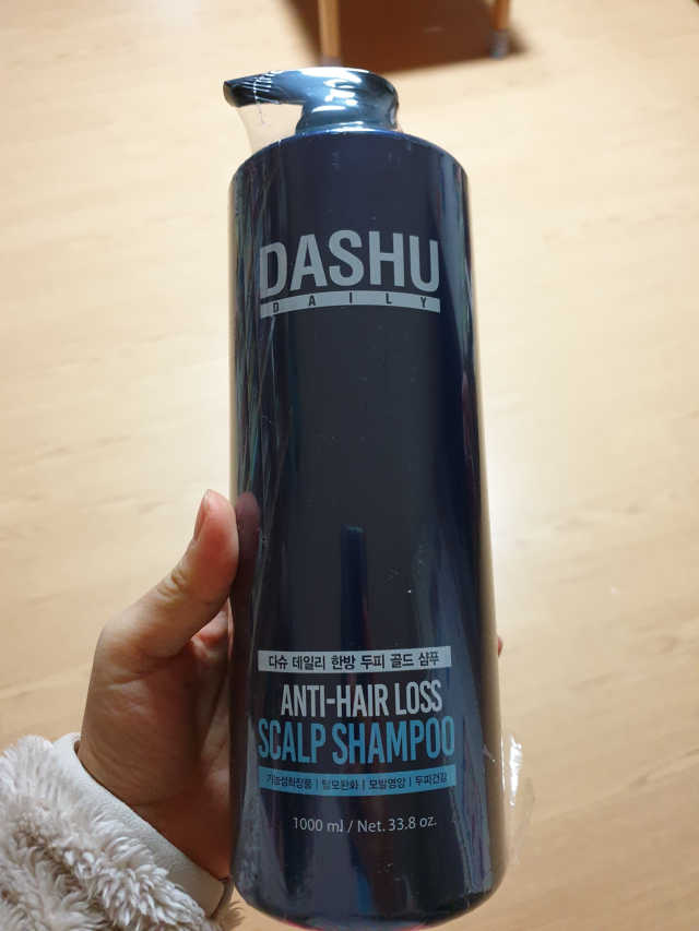 다슈 데일리 단백질 한방 두피 골드 샴푸 1000ml 리뷰 사진