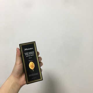 JM솔루션 꿀광 로얄 프로폴리스 앰플 세럼 블랙 — 5점을 준 리뷰어가 2018년 12월 올린 사용 사진