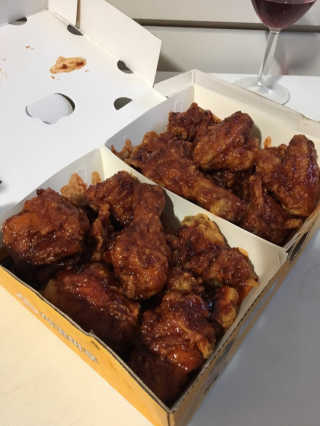 [치킨마루]-  빠사칸레드 + 콜라 500ml — 4점을 준 리뷰어가 2019년 5월 올린 사용 사진