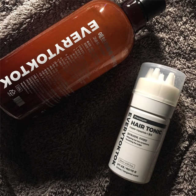에브리톡톡 파우더샴푸와 프리미엄 헤어토닉 세트 리뷰 사진
