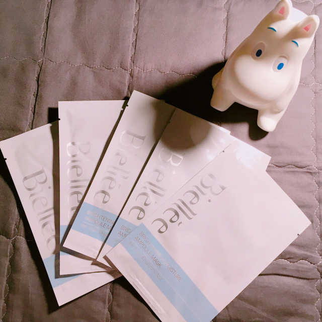 브라이트닝&모이스처라이징 앰플 마스크 리뷰 사진
