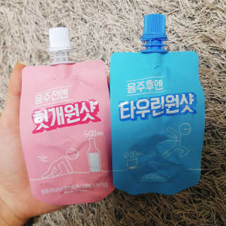 천호식품 숙취해서 헛개원샷, 타우린원샷 술푼너에게 — 4점을 준 리뷰어가 2017년 12월 올린 사용 사진
