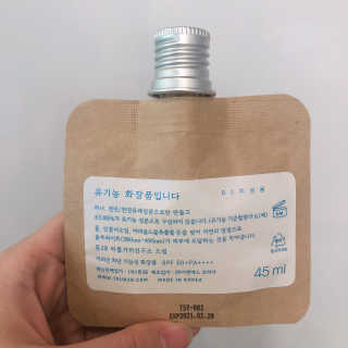 톤28 유기농 블루라이트 방어 UV 차단거리 지성용 B2 — 5점을 준 리뷰어가 2019년 5월 올린 사용 사진