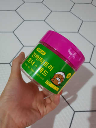 미플레이 진짜 티트리 토너 패드 — 5점을 준 리뷰어가 2018년 11월 올린 사용 사진