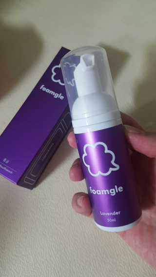폼글 I foamgle [폼글] 거품가글 50ml 3종 - 민트, 라벤더, 라즈베리 — 3점을 준 리뷰어가 2019년 10월 올린 사용 사진