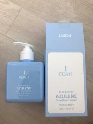 포잇 블루에너지 아줄렌 대용량 수분크림300ml — 5점을 준 리뷰어가 2018년 10월 올린 사용 사진