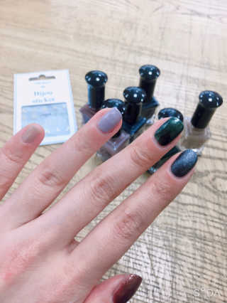 60초면 마르는 위드샨 매니큐어 겨울신상 6종 — 5점을 준 리뷰어가 2020년 1월 올린 사용 사진