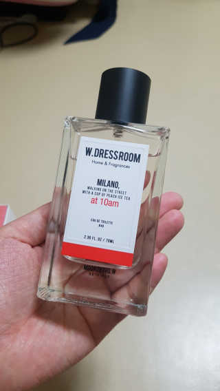 더블유드레스룸 퍼퓸 EDT 70ml — 5점을 준 리뷰어가 2018년 9월 올린 사용 사진