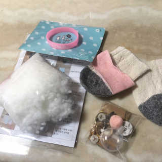 삭스플리즈 [DIY] 삑삑이 토끼 양말인형 키링 만들기+실+기부팔찌 — 3점을 준 리뷰어가 2020년 3월 올린 사용 사진