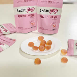 락토조이 구미젤리 복숭아맛 — 5점을 준 리뷰어가 2019년 8월 올린 사용 사진