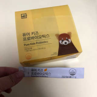 네츄럴굿띵스 퓨어 키즈 프로바이오틱스 60포 — 5점을 준 리뷰어가 2018년 1월 올린 사용 사진