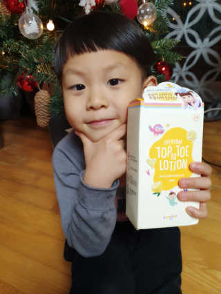 꼬모조이 초크초크 콩순이 탑투토 로션 — 3점을 준 리뷰어가 2019년 12월 올린 사용 사진