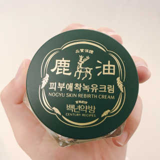 백년약방 피부애착 녹유 크림 — 5점을 준 리뷰어가 2020년 3월 올린 사용 사진