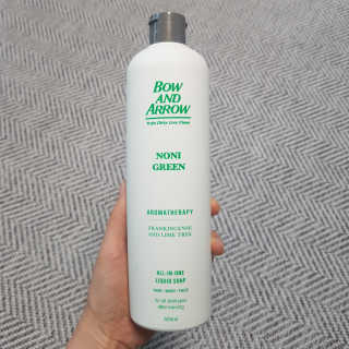 보우앤애로우 아로마테라피 올인원 리퀴드 솝 - 노니 그린 500ml — 5점을 준 리뷰어가 2019년 11월 올린 사용 사진