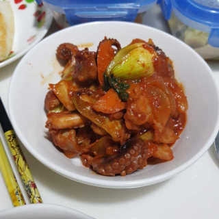 맵꾸미 쭈꾸미볶음 450g — 5점을 준 리뷰어가 2019년 8월 올린 사용 사진