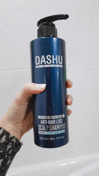 다슈코리아 다슈 데일리 단백질 한방 두피 골드 샴푸 500ml — 4점을 준 리뷰어가 2019년 1월 올린 사용 사진