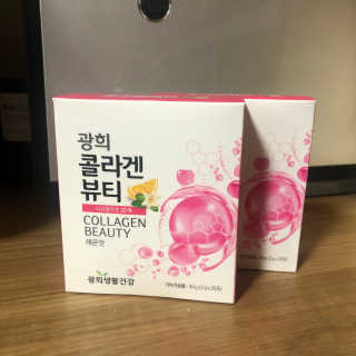 광희생활건강 광희 콜라겐뷰티 — 5점을 준 리뷰어가 2019년 11월 올린 사용 사진