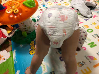 보솜이 액션핏 팬티형 — 4.5점을 준 리뷰어가 2019년 4월 올린 사용 사진