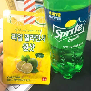 장수농가 리얼깔라만시 원샷 50ml 10팩+보틀 — 4점을 준 리뷰어가 2019년 5월 올린 사용 사진