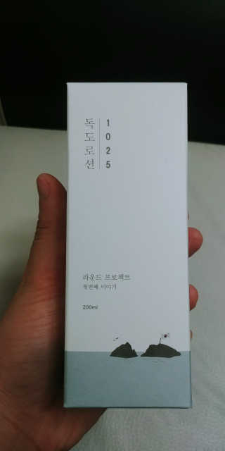라운드랩 1025 독도 로션 200ml — 5점을 준 리뷰어가 2018년 1월 올린 사용 사진