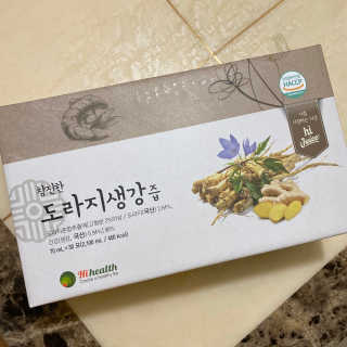 [하이헬스] 환절기에 좋은 참진한 도라지생강즙 30포 — 5점을 준 리뷰어가 2019년 11월 올린 사용 사진