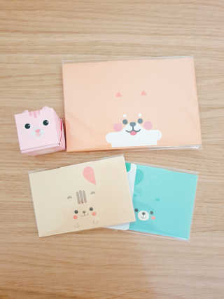 엘토이 L-TOY 시바견 편지지 6종 1SET + 뽀리 편지지 4종 — 5점을 준 리뷰어가 2018년 9월 올린 사용 사진