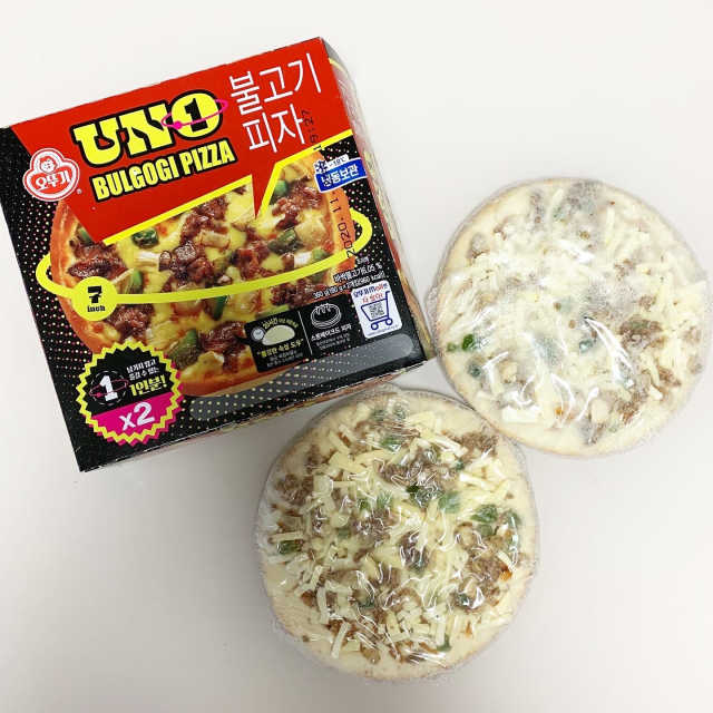 오뚜기피자 UNO 2종 리뷰 사진