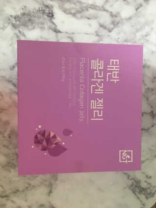 네츄럴굿띵스 태반 콜라겐 젤리 15포 — 5점을 준 리뷰어가 2018년 11월 올린 사용 사진