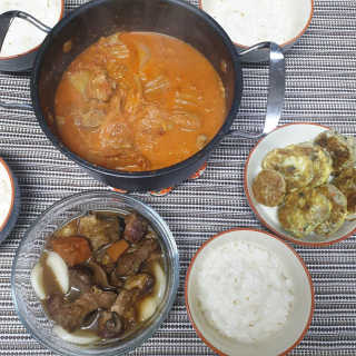 땡땡쿡 더실비김치찌개 2인분 710g 라면사리 포함 — 4점을 준 리뷰어가 2020년 2월 올린 사용 사진
